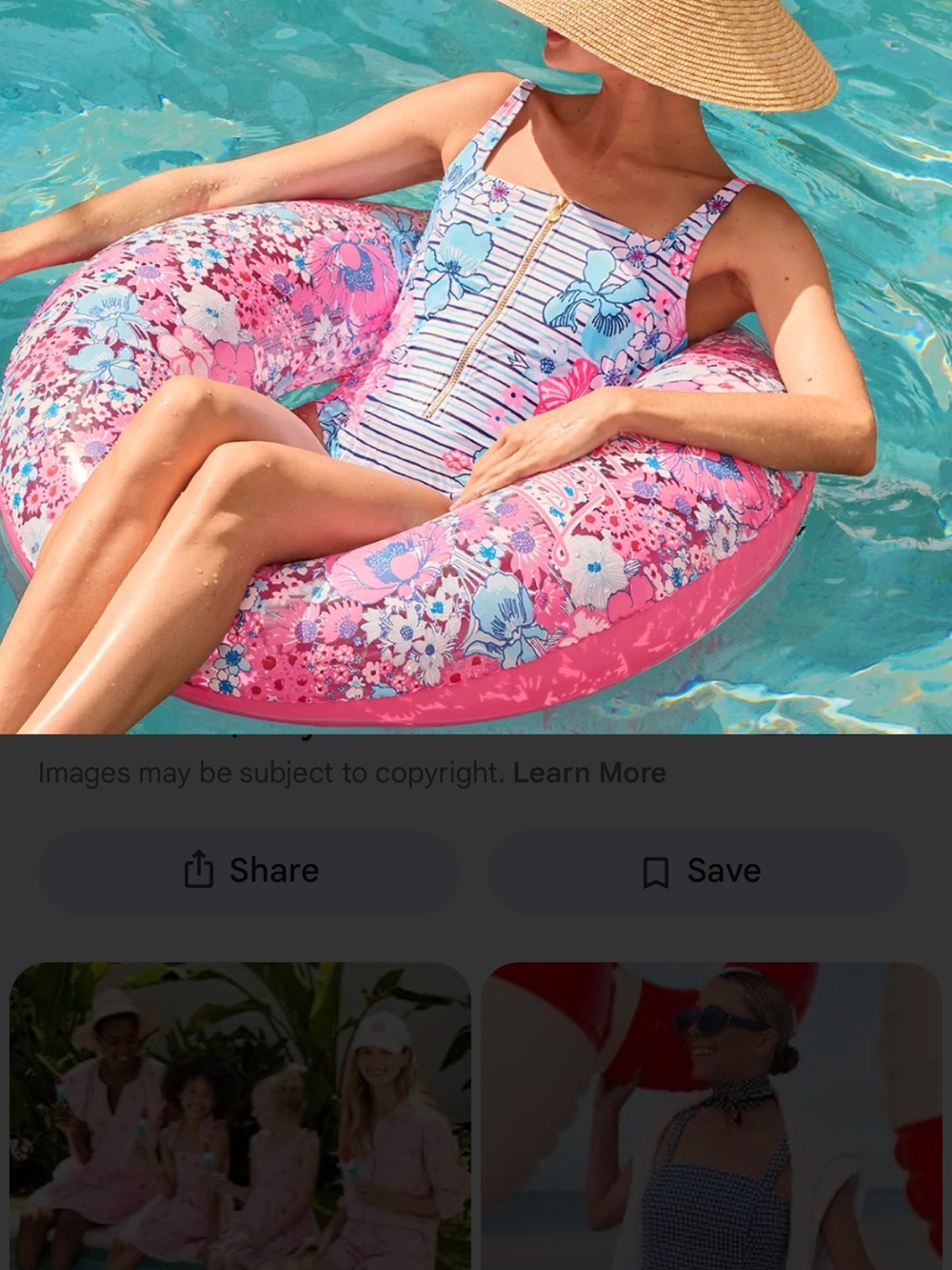 Set of 4 Lilly pulitzer pool tubes + 2 Lilly beach bags all brand new in box!!